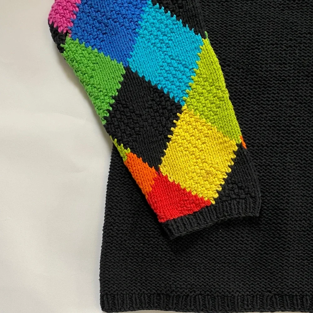 Marisa Christina Multicolor Diamond Cardigan - Picture 6 of 10